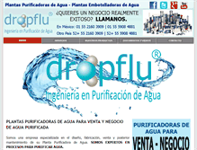 Tablet Screenshot of planta-purificadora-de-agua.com